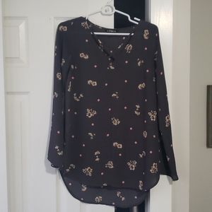 Express Polka Dot & Floral Tunic
